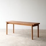 Folk Bench | Bespoke Fabric & Leather