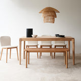 Folk Bench | Bespoke Fabric & Leather