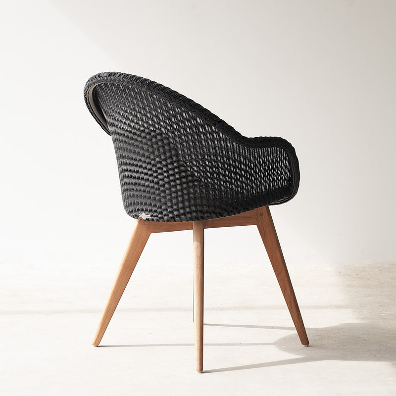 Vincent Sheppard Teak Avril Dining Chair in Black from Originals Furniture SIngapore