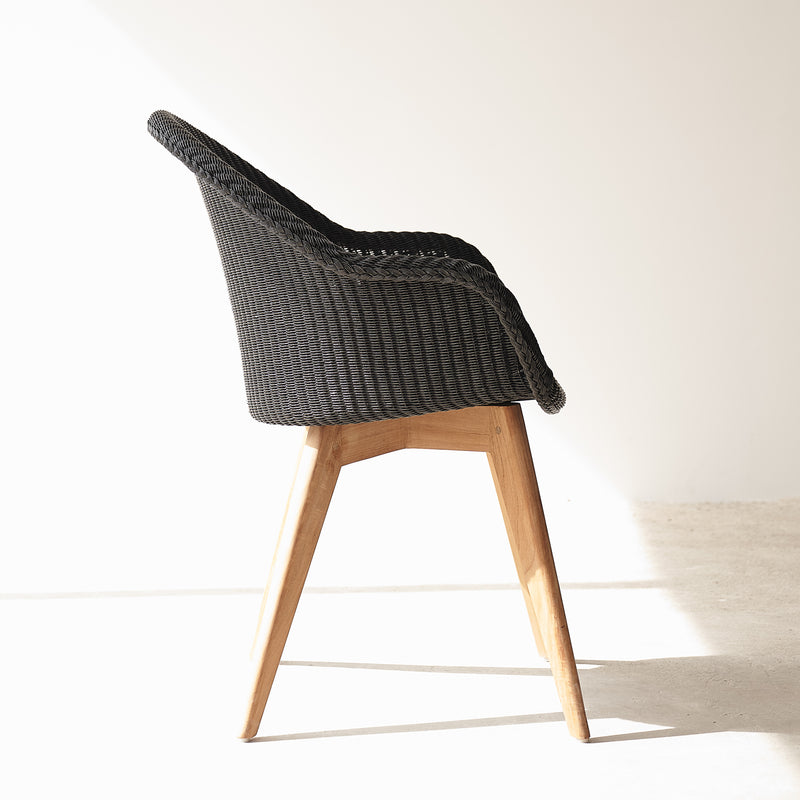 Vincent Sheppard Teak Avril Dining Chair in Black from Originals Furniture SIngapore