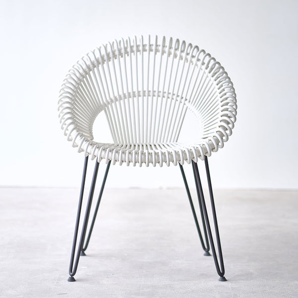 Vincent Sheppard Curly Dining Chair in White from Originals Furniture Singapore