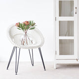 Vincent Sheppard Curly Dining Chair in White from Originals Furniture Singapore