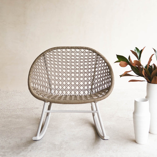 Helen Outdoor Rocking Chair in Camel Natural from Originals Furniture Singapore
