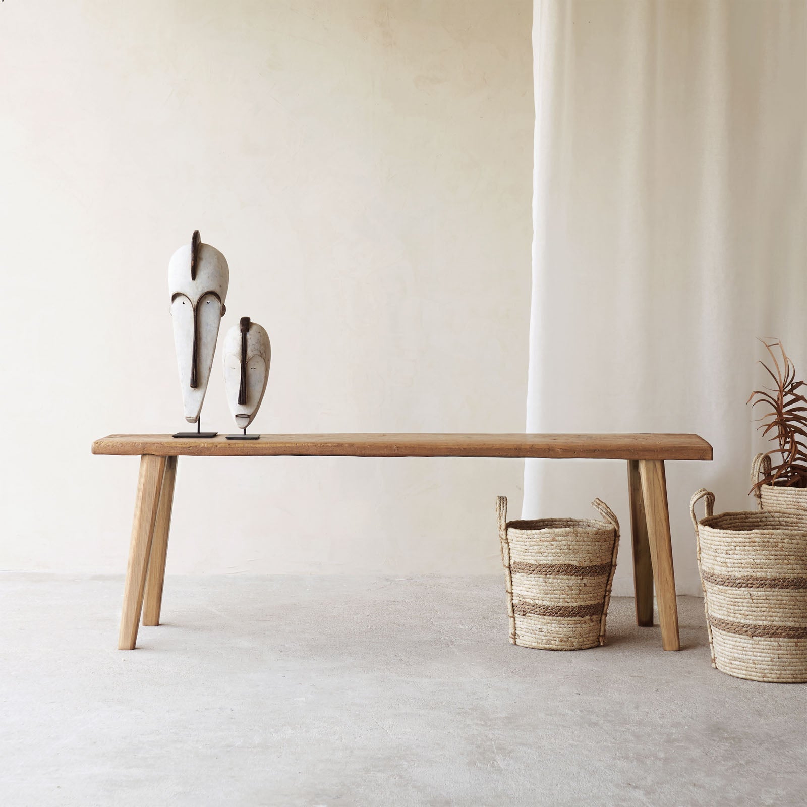 Java Bench And Table Rustic Java Teak Bench | Natural – Originals Furniture