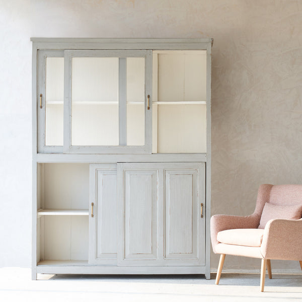 Vintage Extra Large Cabinet | Pewter