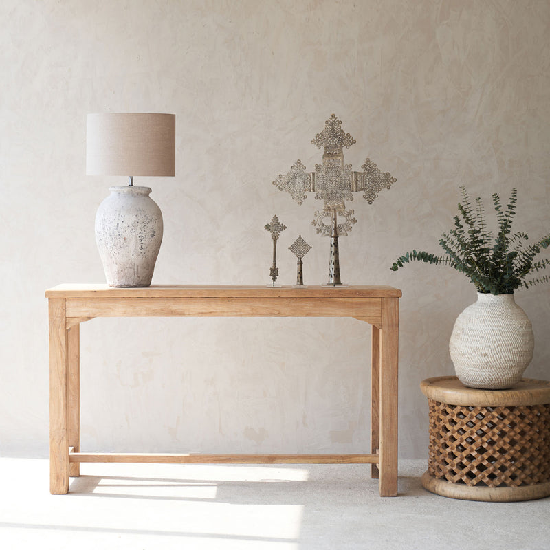 No. 5 | Vintage Teak Console - Natural