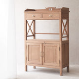 Vintage Cabinet with 2 Drawers | Natural