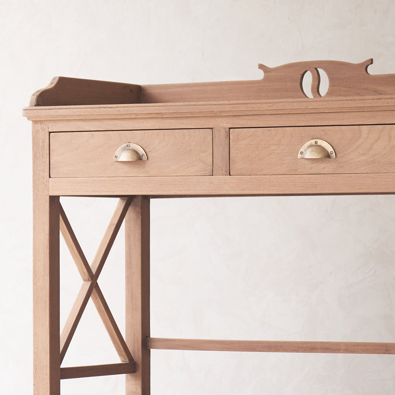 Vintage Cabinet with 2 Drawers | Natural