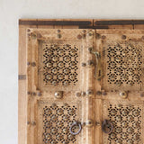 No. 5 | Vintage Teak Door with Brass Details