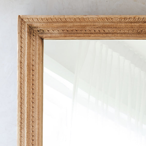 No. 11 | Vintage Carved Mirror - Natural