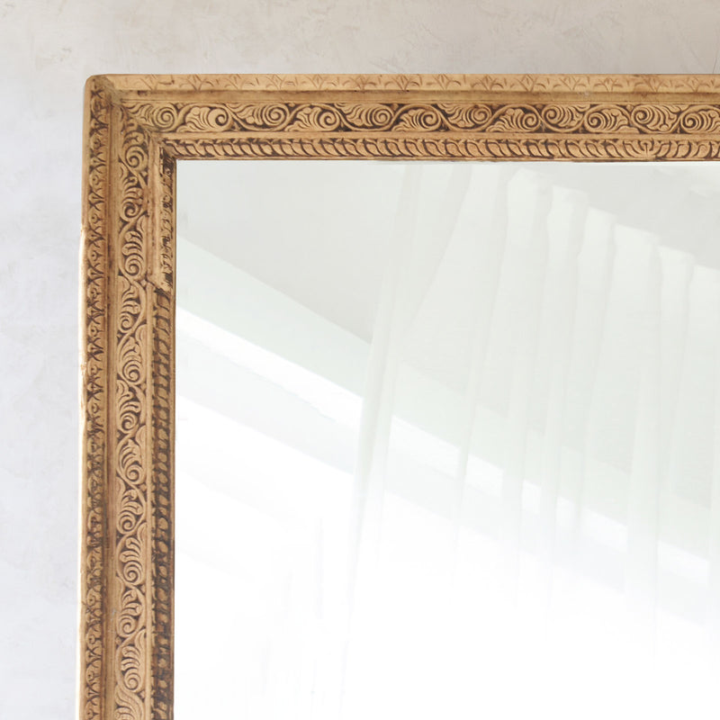 No. 12 | Vintage Carved Mirror - Natural