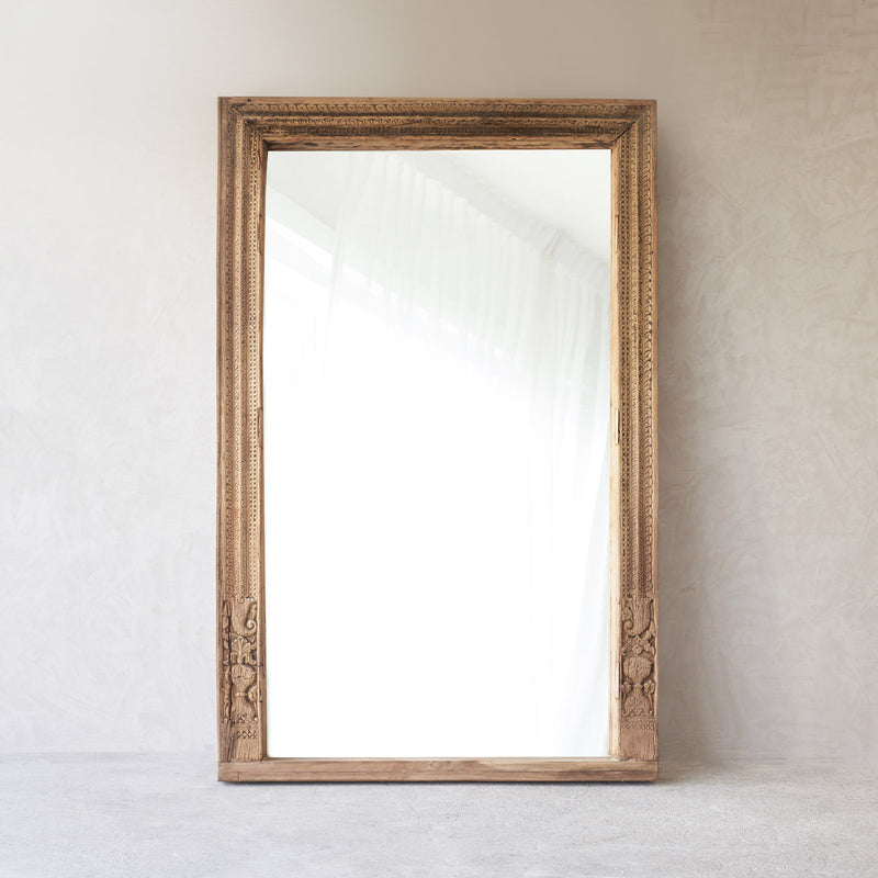 No. 13 | Vintage Carved Mirror - Natural