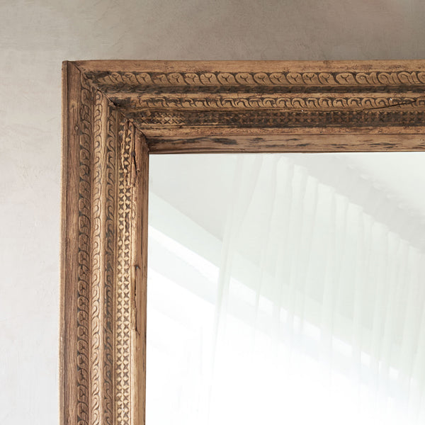 No. 13 | Vintage Carved Mirror - Natural