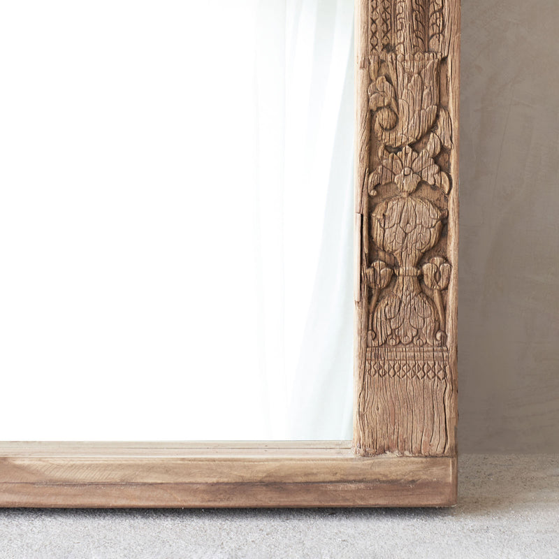No. 13 | Vintage Carved Mirror - Natural