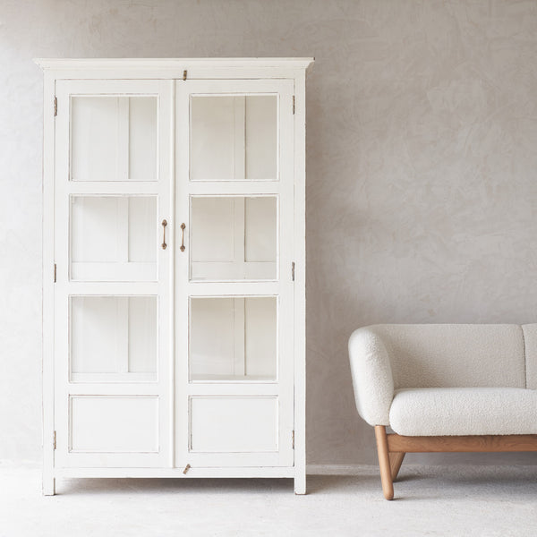 Vintage Tall Cabinet | White
