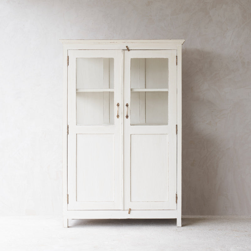 Vintage Tall Cabinet | Chalk