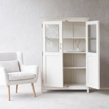Vintage Tall Cabinet | Chalk