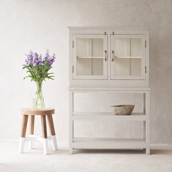 Vintage Cabinet with Shelves | Fog