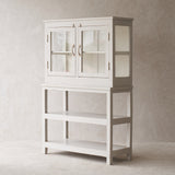 Vintage Cabinet with Shelves | Fog