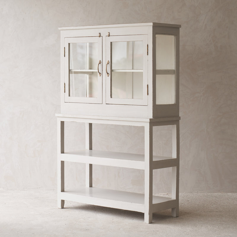 Vintage Cabinet with Shelves | Fog