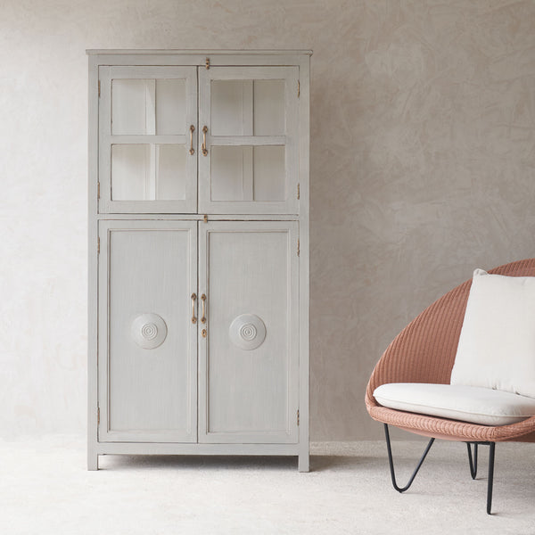 Vintage Tall Cabinet | Fog