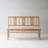 Vintage Teak Bench | Natural