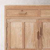 Vintage Sideboard with 2 Drawers | Natural