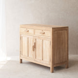 Vintage Sideboard with 2 Drawers | Natural