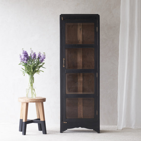 Vintage Tall Cabinet | Charcoal