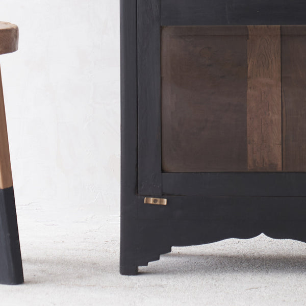Vintage Tall Cabinet | Charcoal