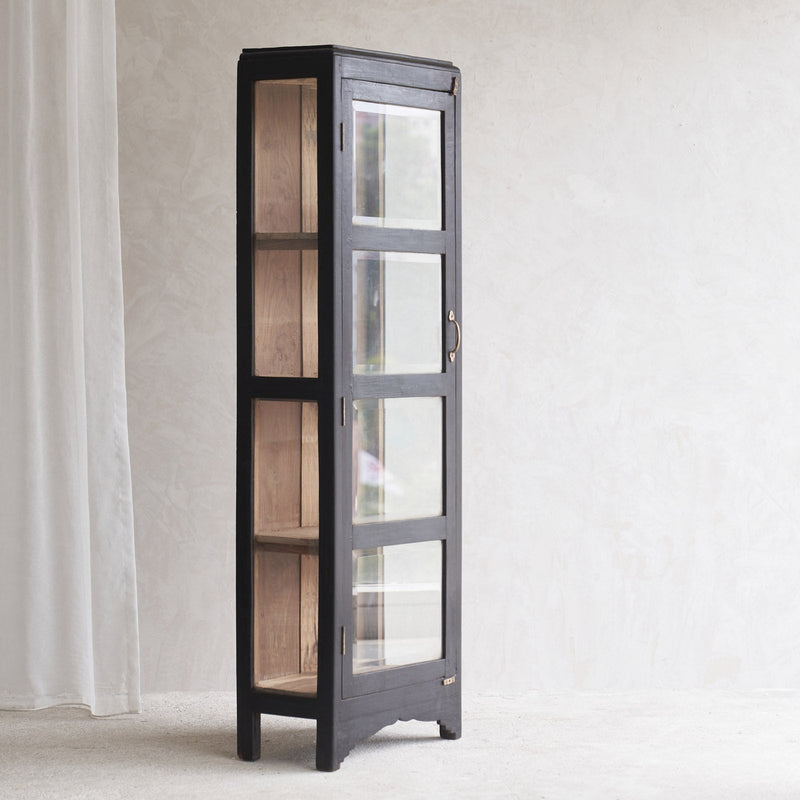 Vintage Tall Cabinet | Charcoal