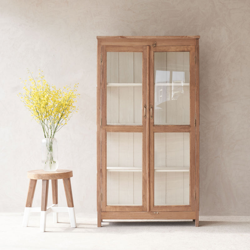Vintage Tall Cabinet | Natural