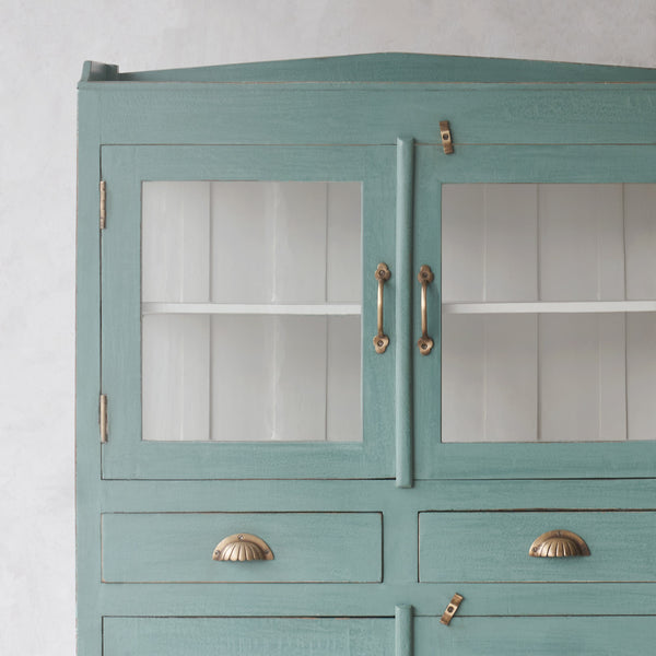 Vintage Tall Cabinet with 2 Drawers | Jade