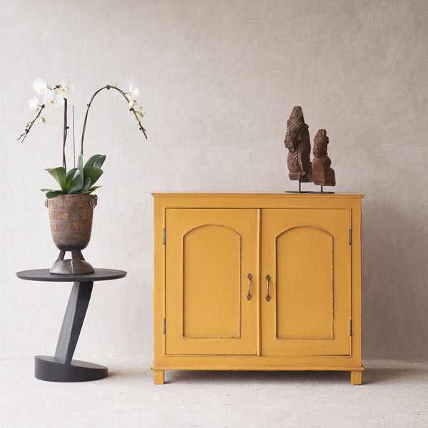 Vintage Small Cabinet | Mustard