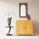 Vintage Carved Mirror - Natural