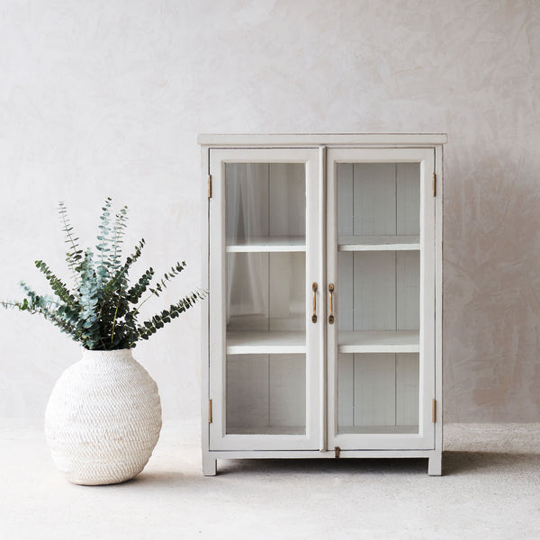 Vintage Small Cabinet | Chalk