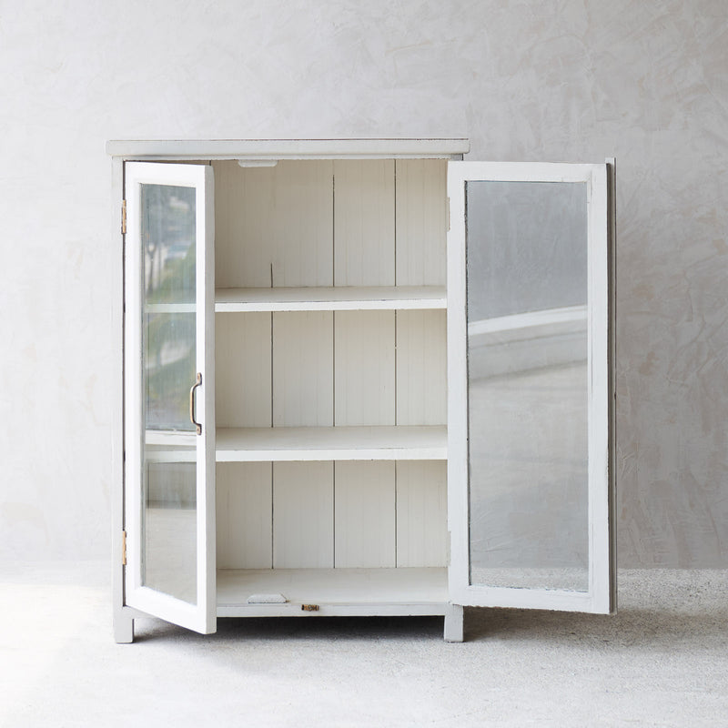 Vintage Small Cabinet | Chalk