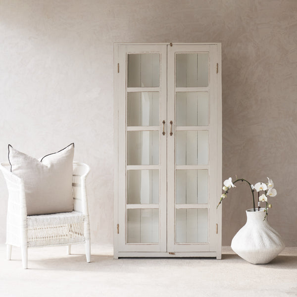 Vintage Tall Cabinet | Fog