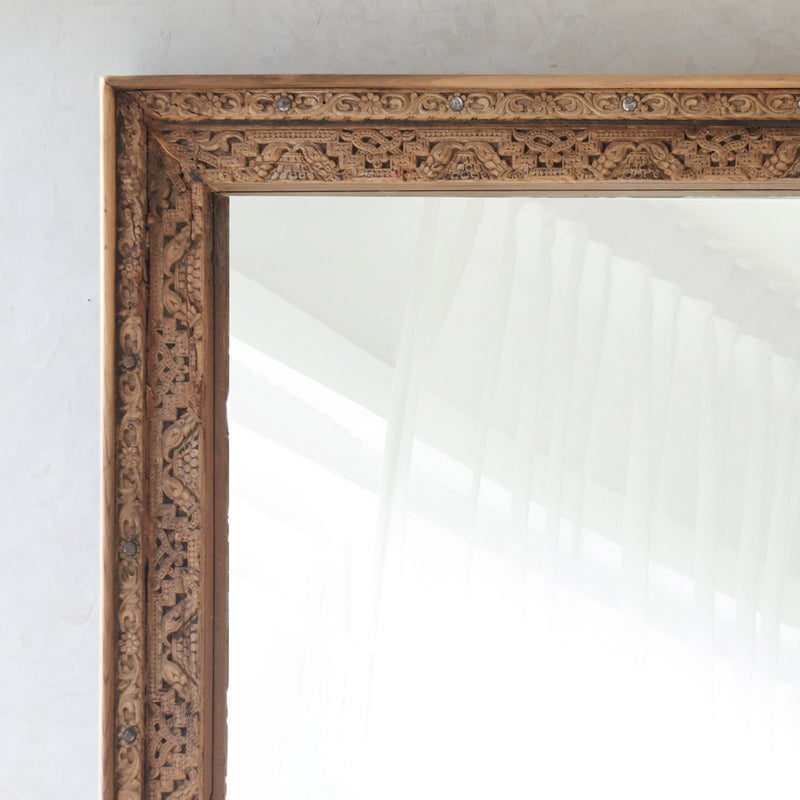 No. 16 | Vintage Carved Mirror - Natural