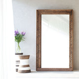 No. 16 | Vintage Carved Mirror - Natural