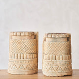 Vintage Carved Candle Holder