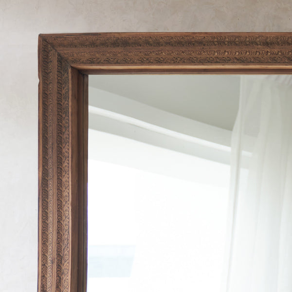 No. 19 | Vintage Carved Mirror - Natural