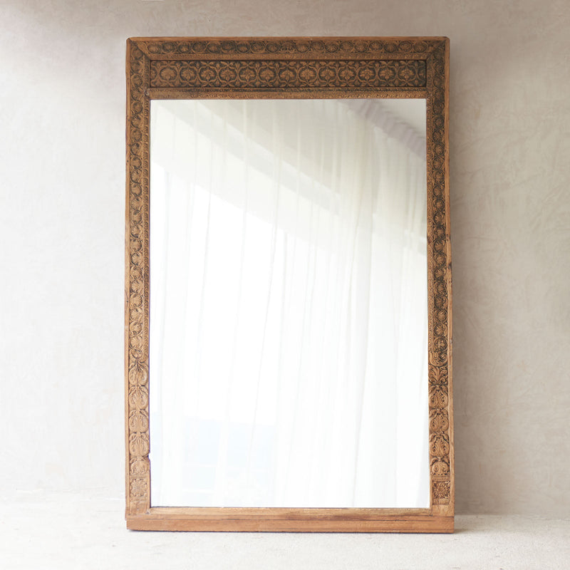 No. 20 | Vintage Carved Mirror - Natural