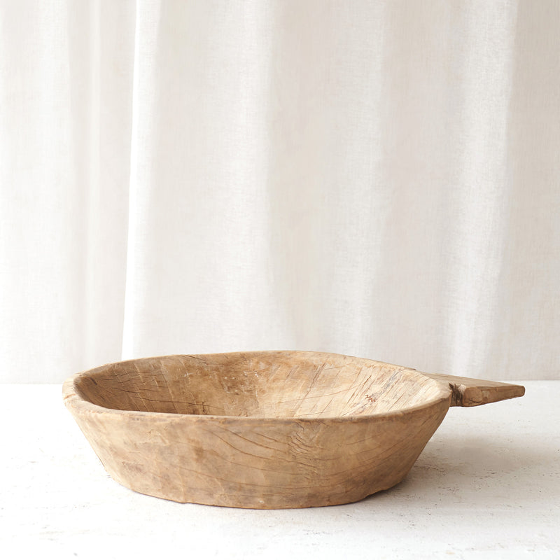 Wooden Carved Parat Bowl