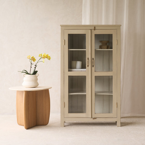 Vintage Tall Cabinet | Linen - Originals Furniture