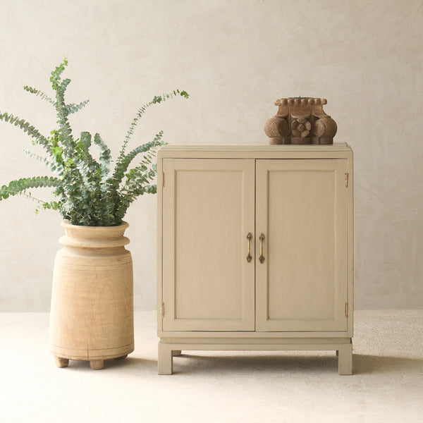 Vintage Teak Small Cabinet | Linen