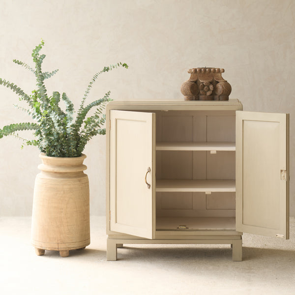 Vintage Teak Small Cabinet | Linen