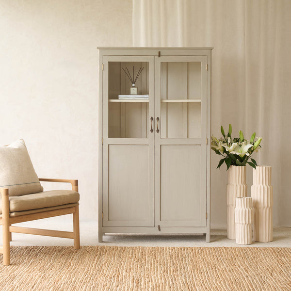 Vintage Tall Cabinet | Pewter - Originals Furniture