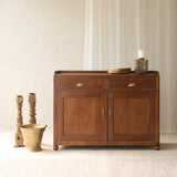 Vintage Teak Sideboard with Drawers | Natural