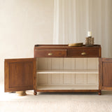 Vintage Teak Sideboard with Drawers | Natural